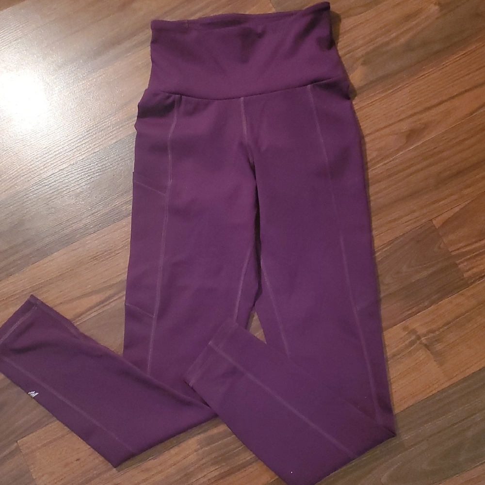 Women's Purple High-Waisted Leggings